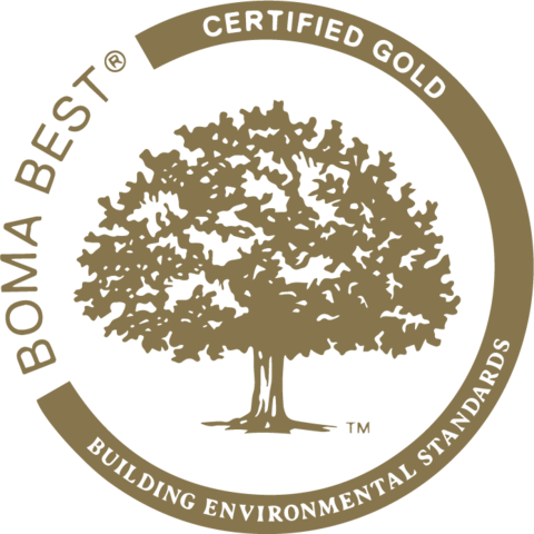 BOMA BEST Certified Gold logo (Building Environmental Standards)